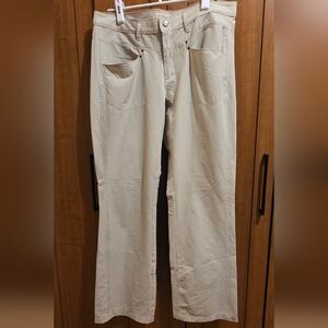 Royal Robbins Cream Boot Cut Pants Size 14
